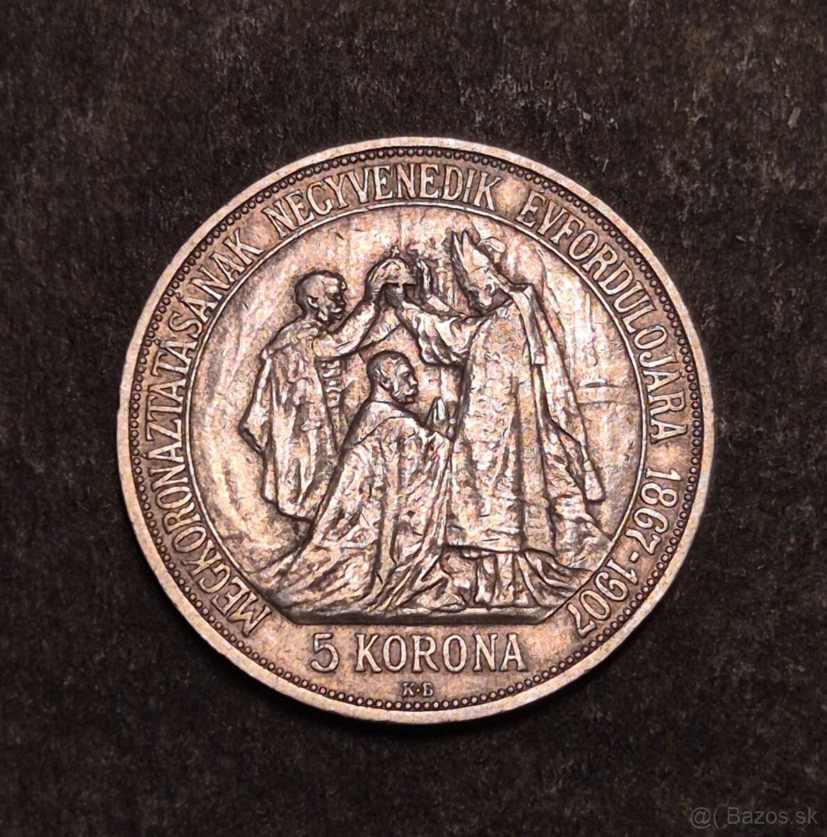 KORUNOVAČNÁ 5 Koruna 1907 K.B František Jozef I. - 2