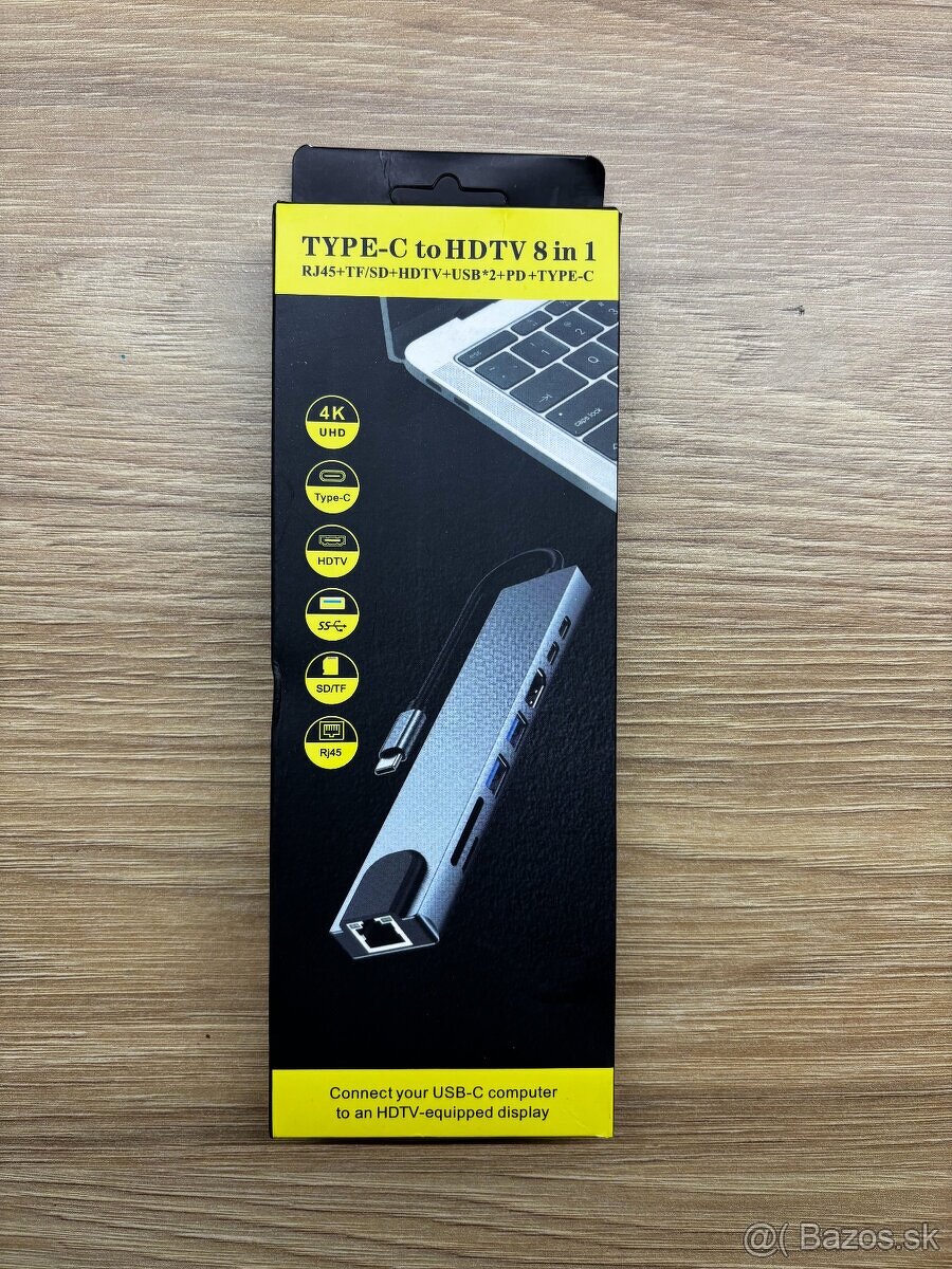Predám USB C HUB typ 8 v 1 - 2