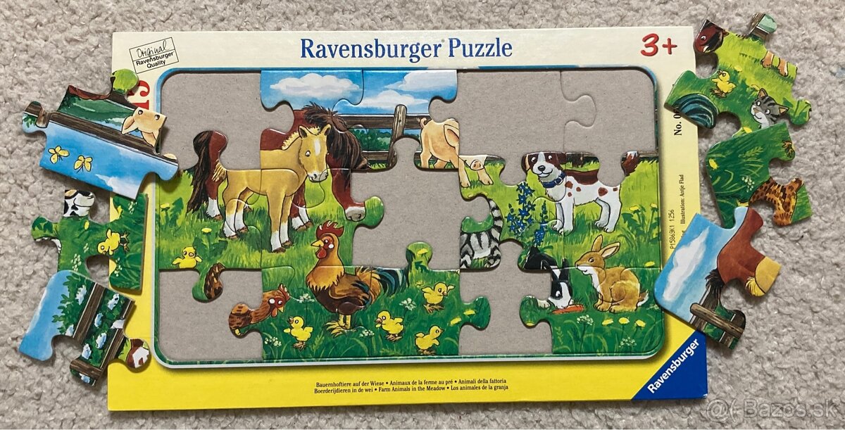 Detské puzzle 3+ - 2