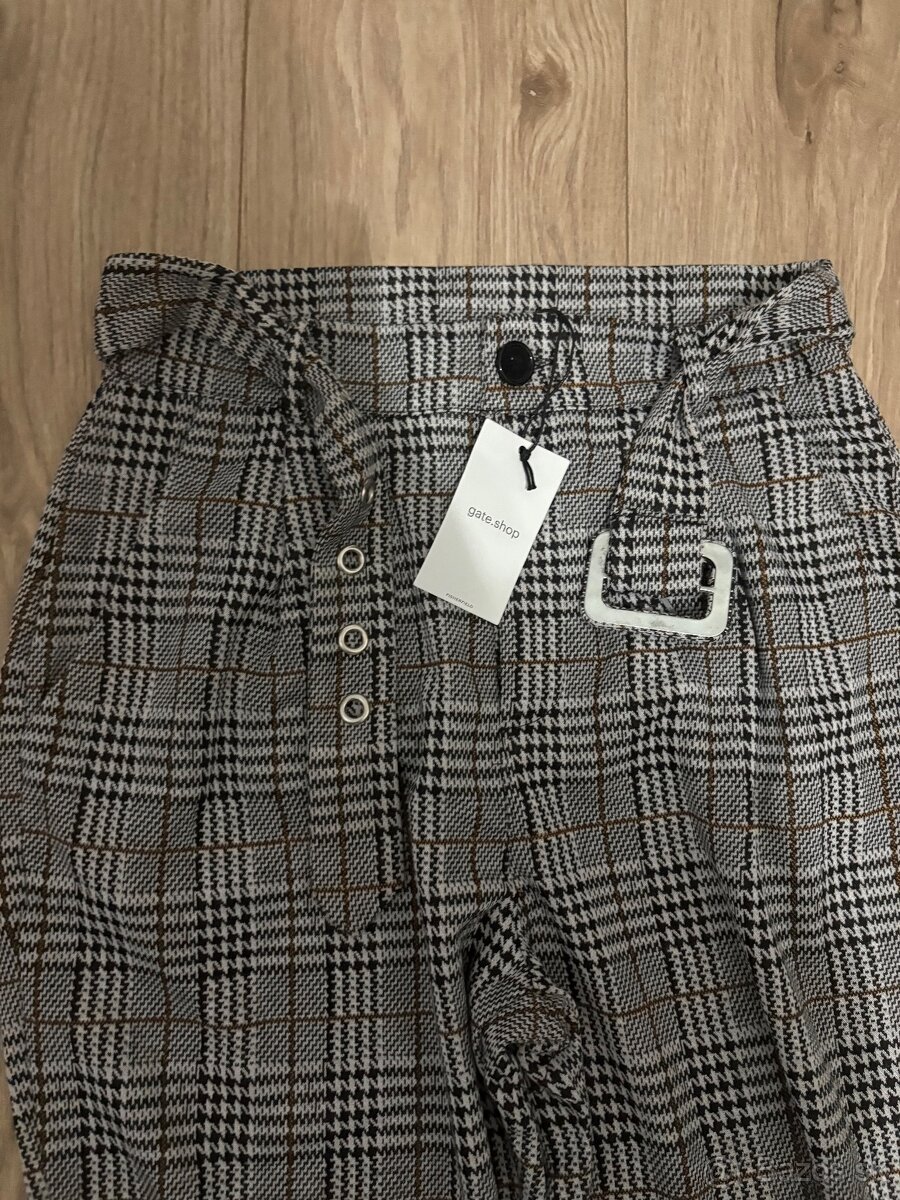 KÁROVANÉ DÁMSKE NOHAVICE - 2