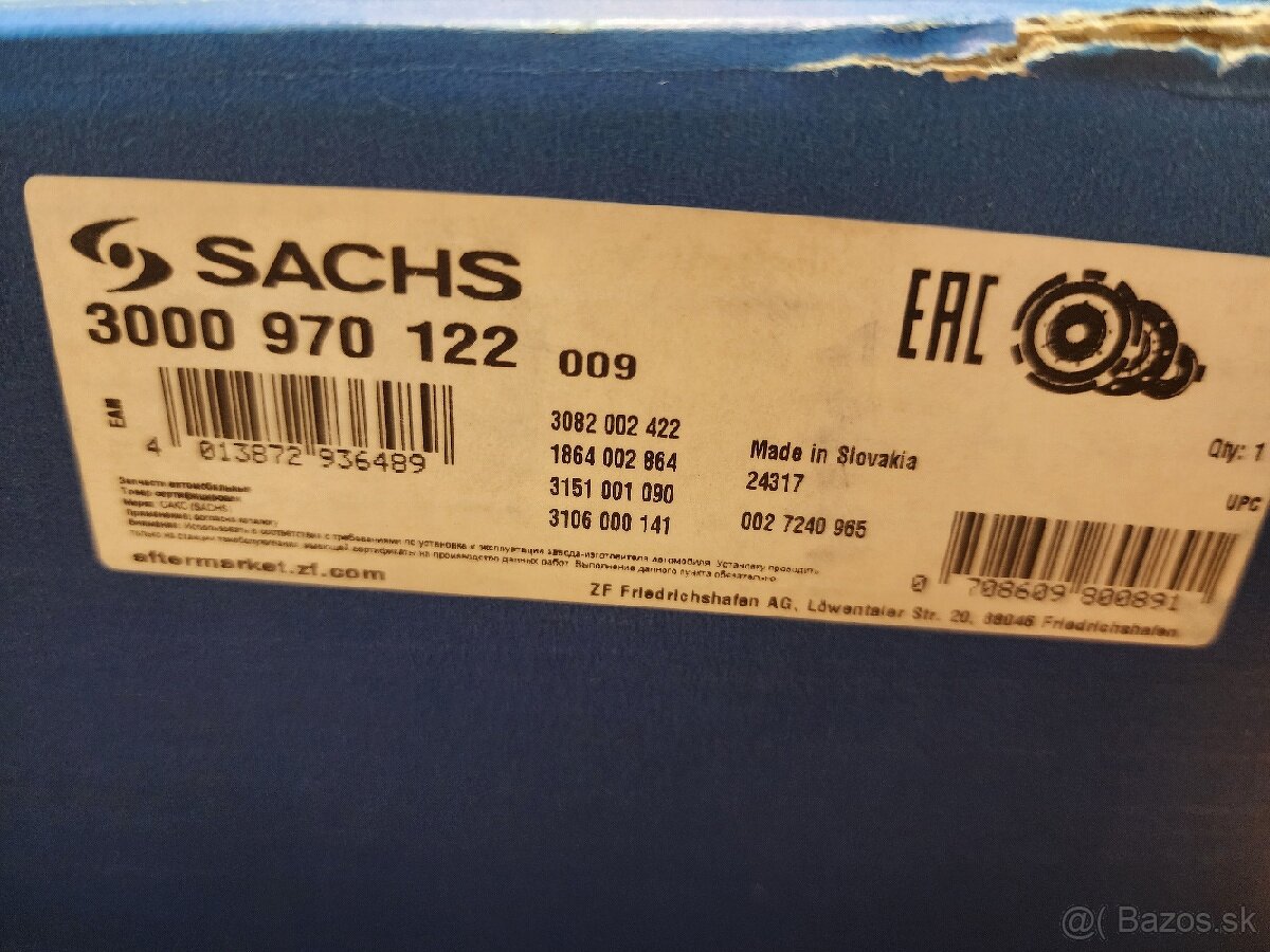 Spojková sada na bmw e90 320i - 2