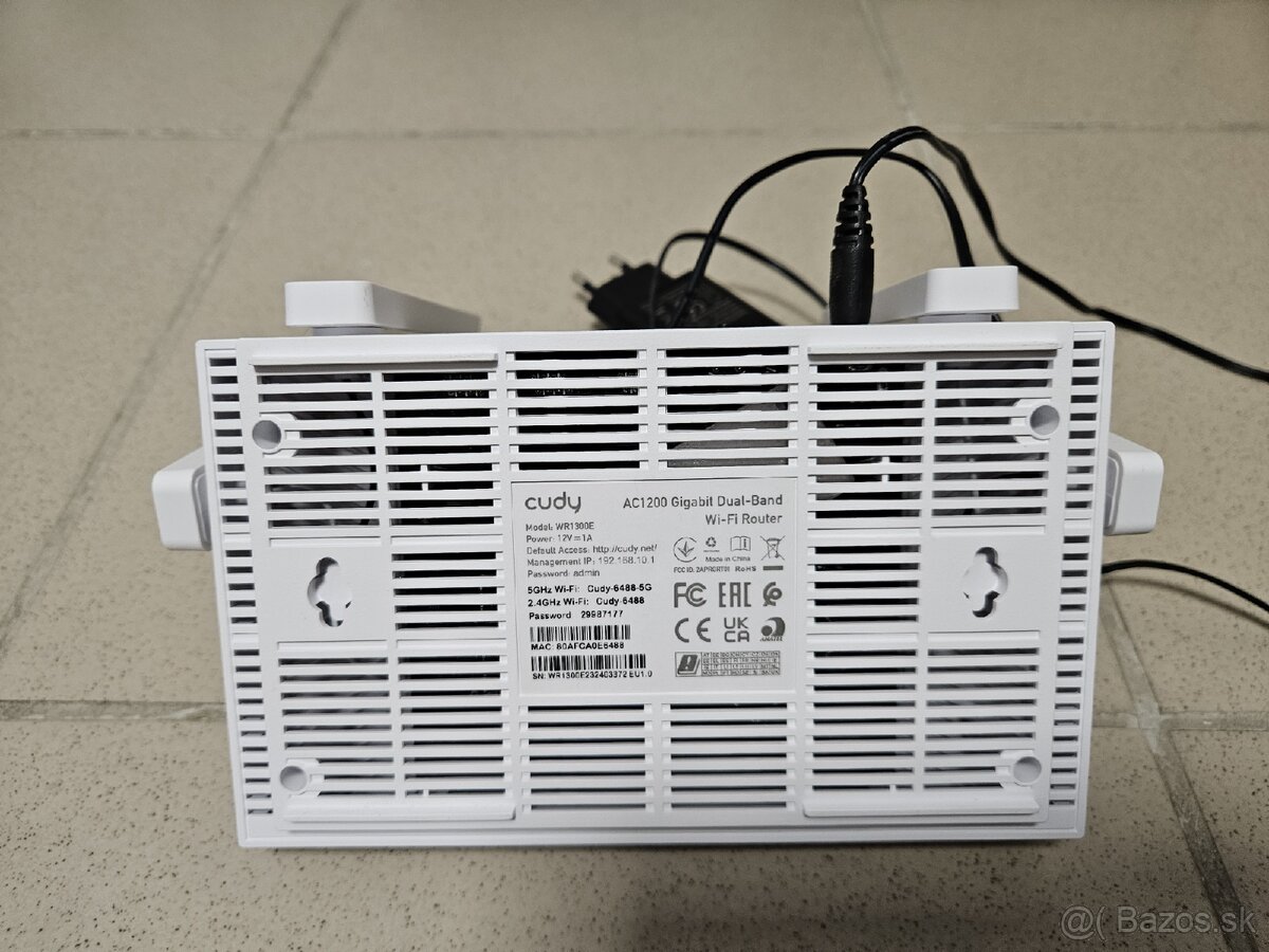 Wifi 5Ghz router CUDY AC1200 - 2