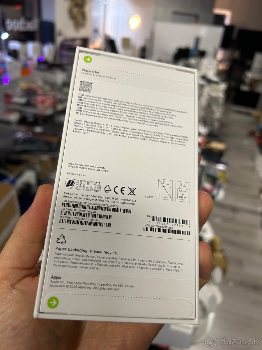 Apple iPhone 17 Pro Modry Blue 256gb 2roky zaruka zabaleny - 2