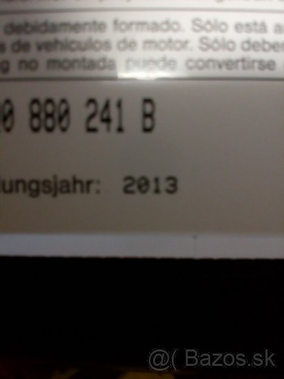 Škoda Fabia 2- airbag-Ľavý-sedacky - 2