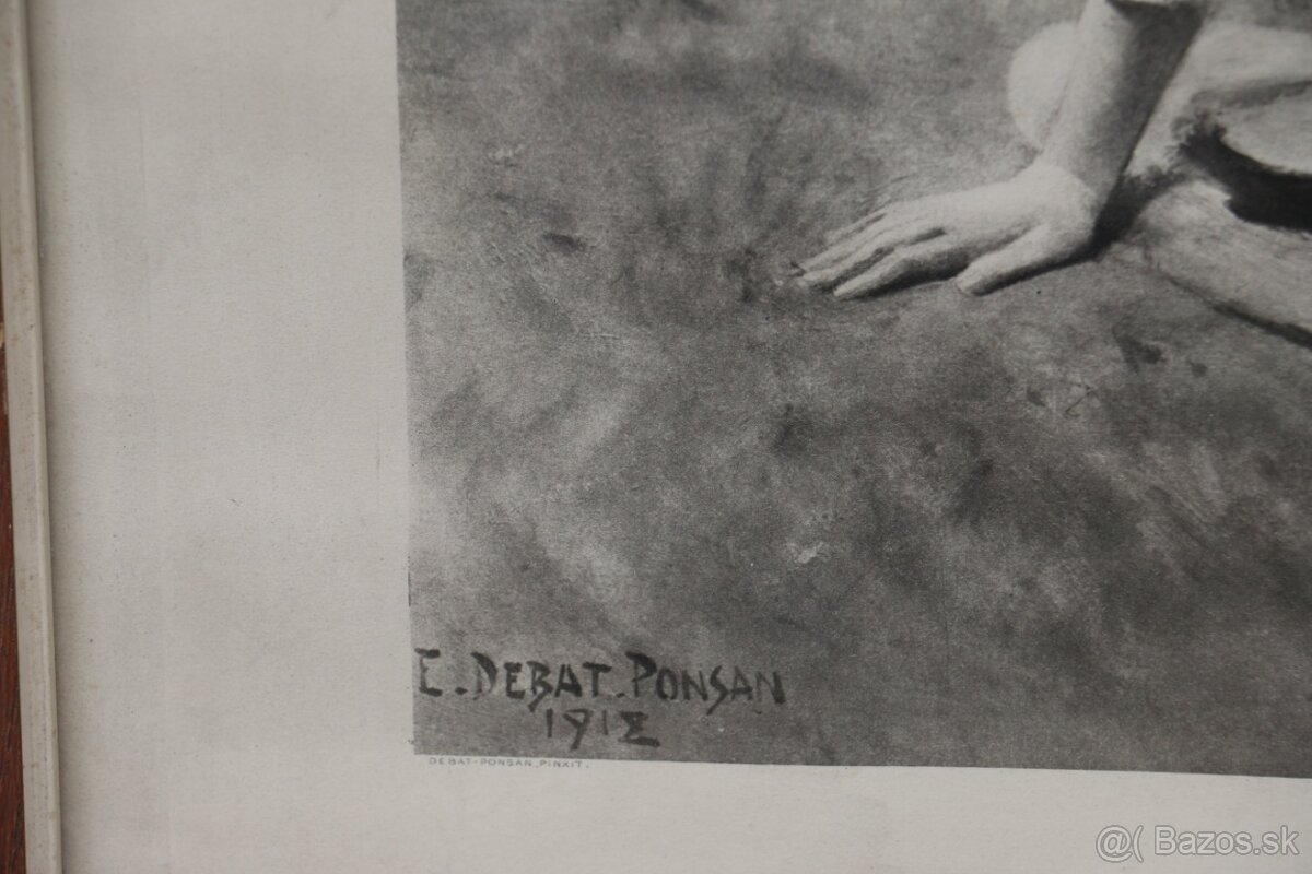 Starý grafický list z roku 1912 - 2