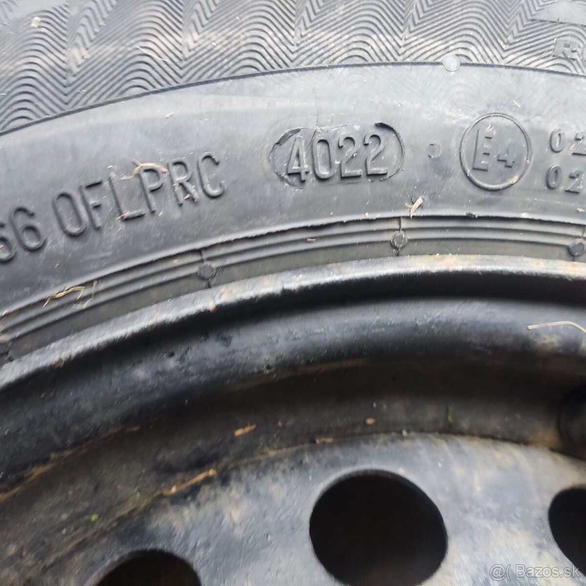 Zimné pneu na diskoch 4ks 155/70 R13 - 2