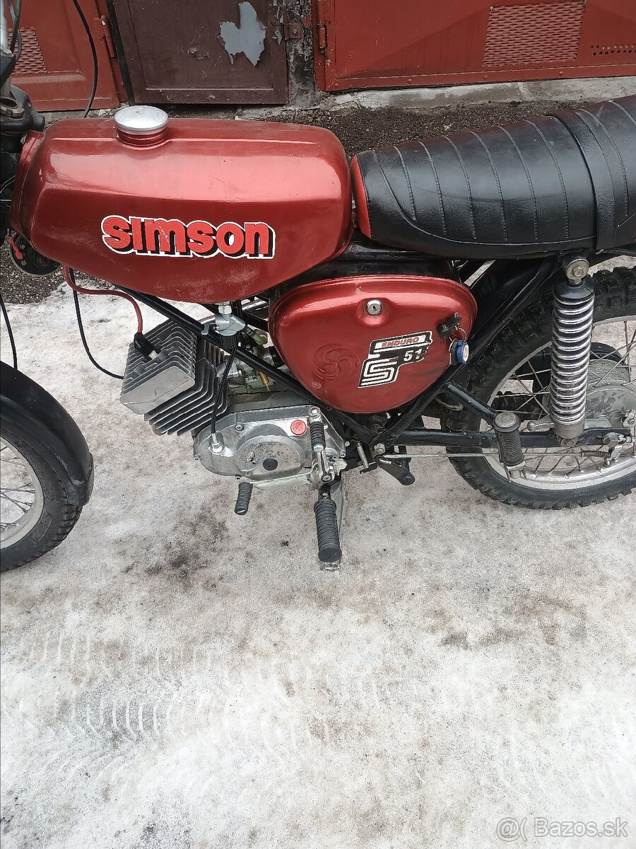 Motocykel Simson enduro - 2