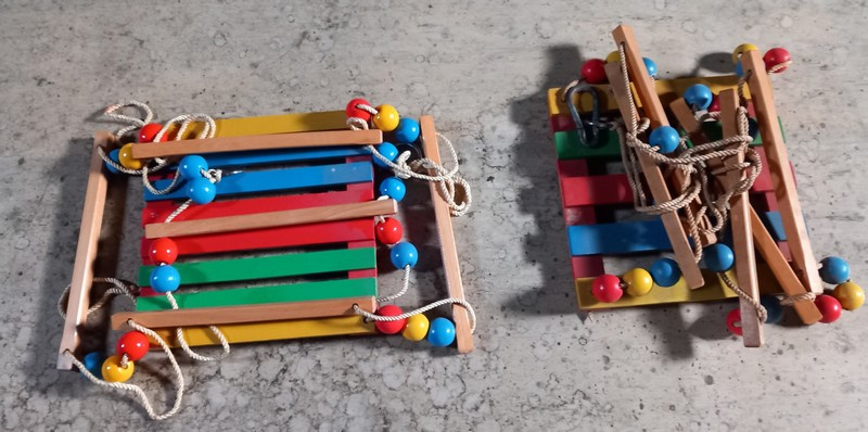 Detská drevená retro hojdačka - 2