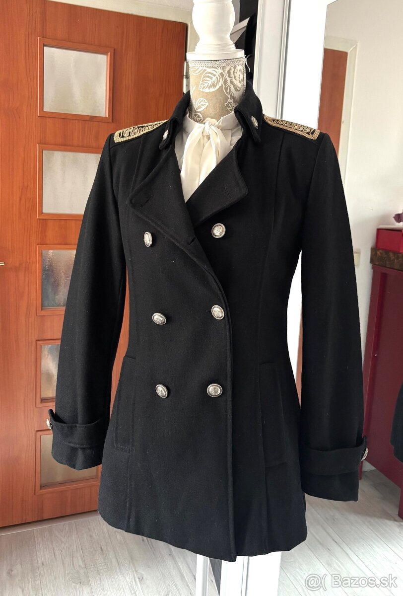 Dámsky vlnený kabát - 2