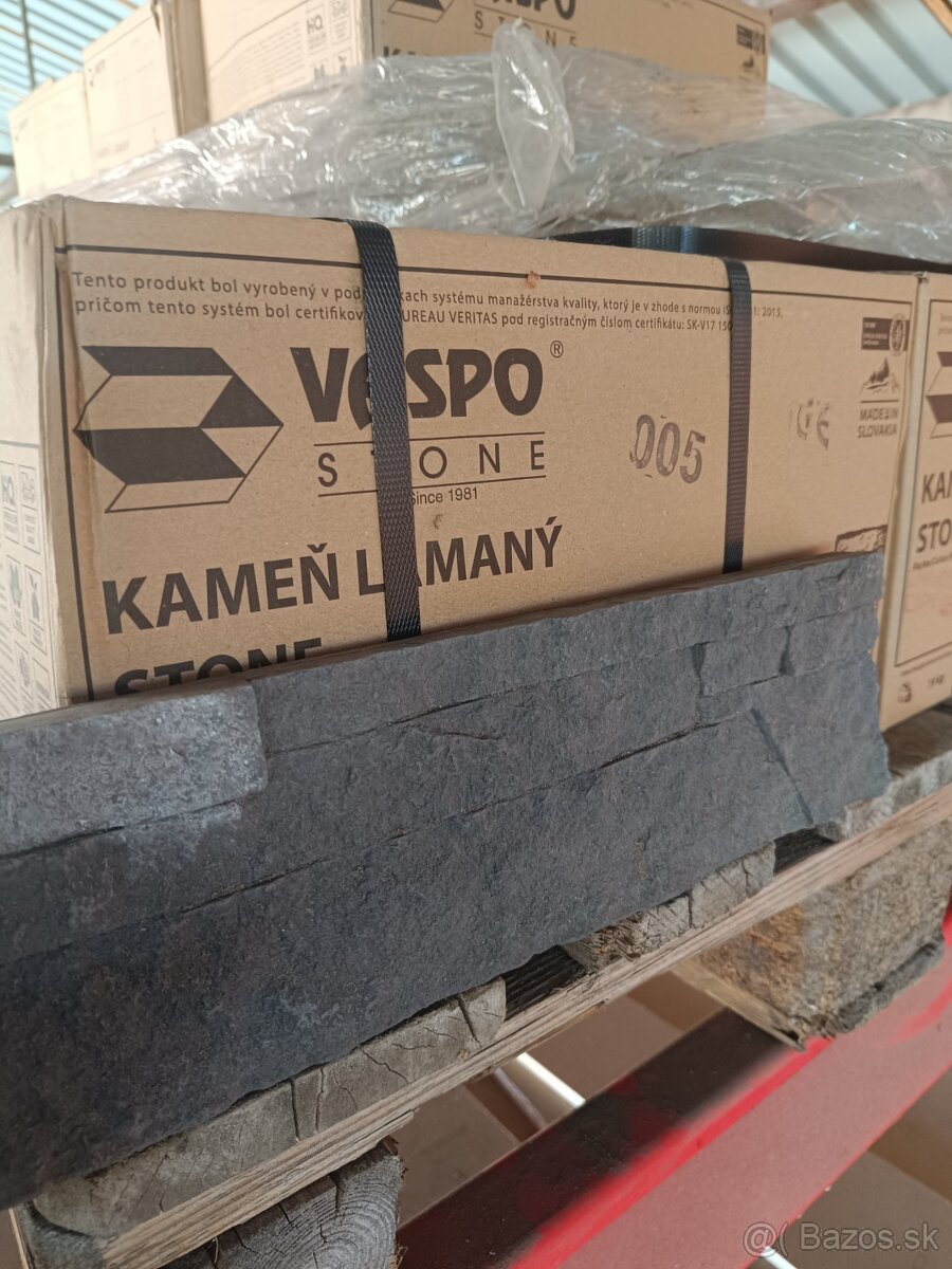 VASPO kameň lámaný tmavo sivý - 2