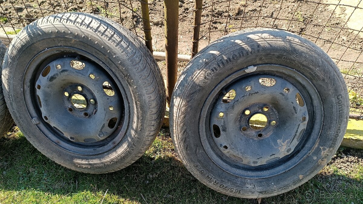 Plechové disky 5x100 R14 - 2