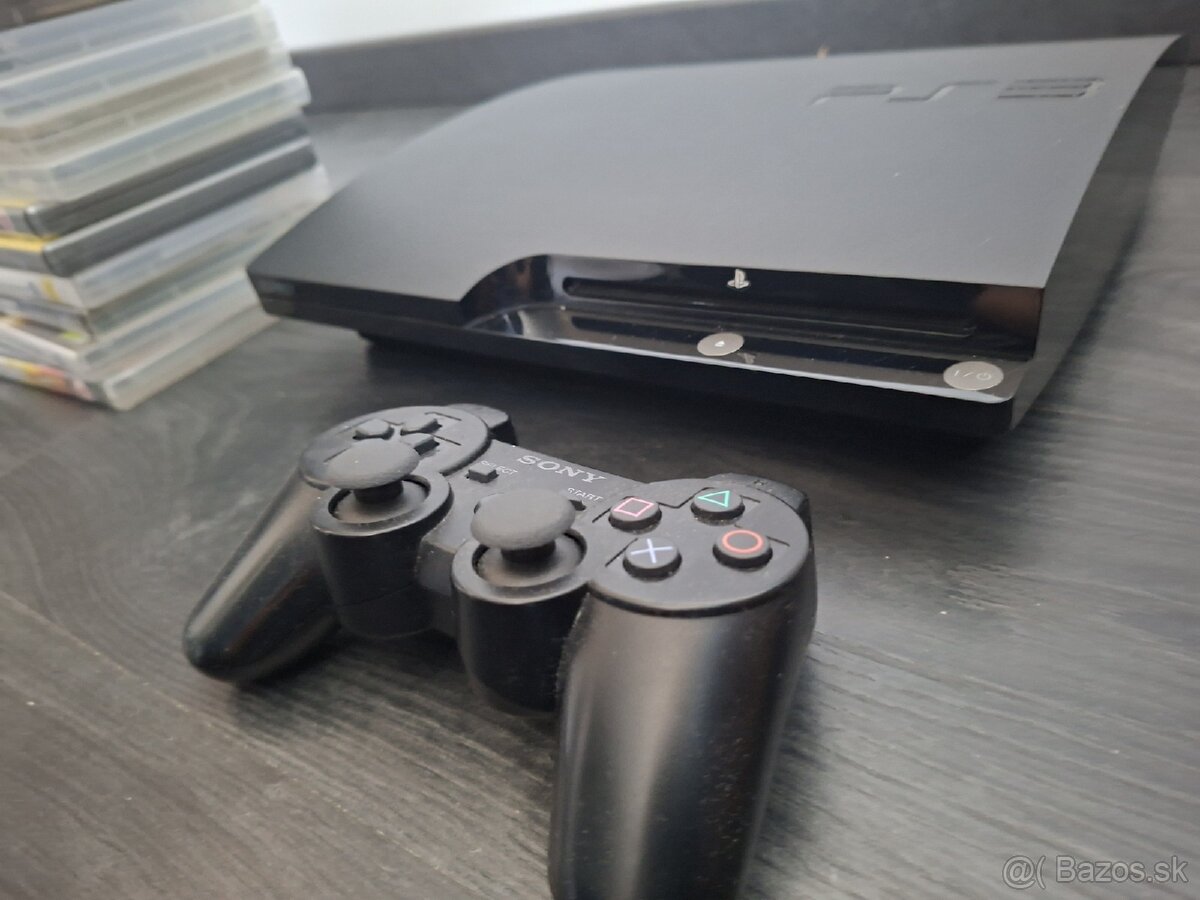 Playstation 3 Slim 500GB + hry TOP stav 💯 - 2