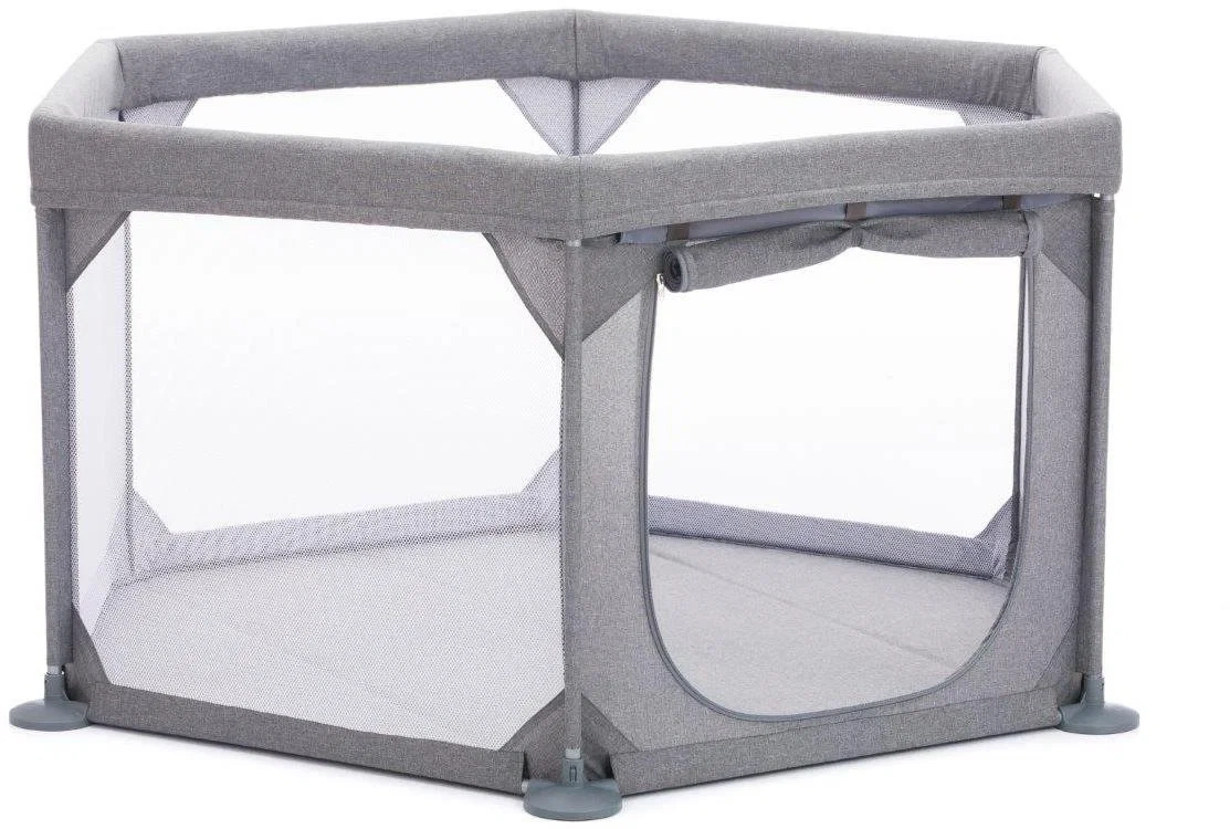 Detská ohrádka Prag 6-hranná Grey - 2