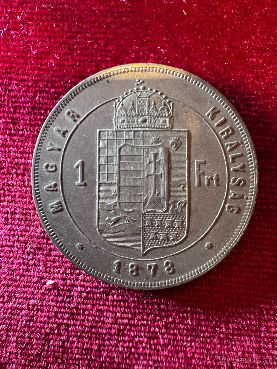 Zlatnik 1878 kb stav - 2