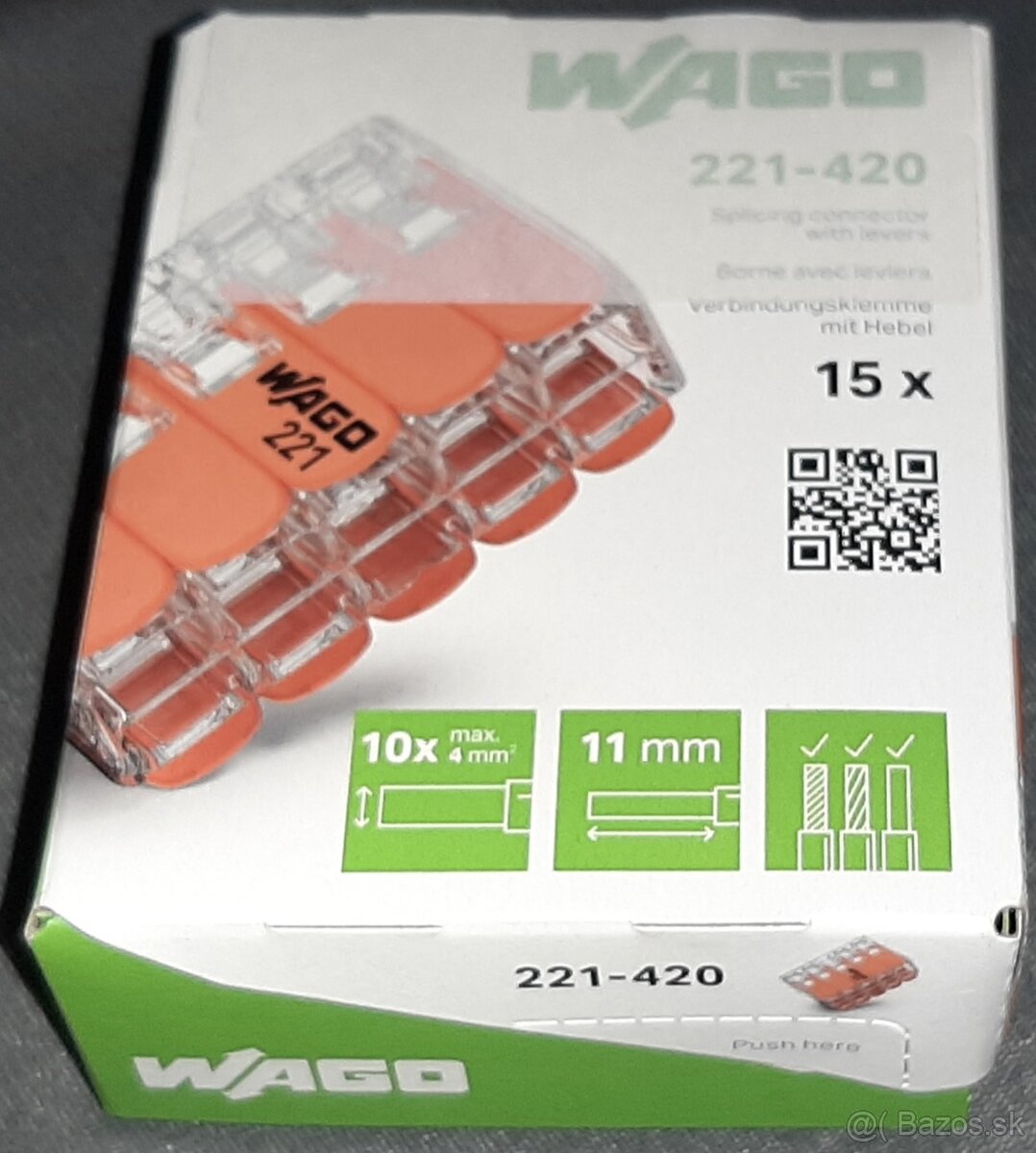 WAGO svorky - 2