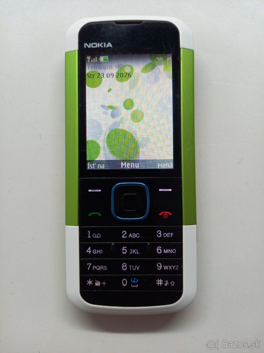 NOKIA 5000 Zeleno Biela Ako Nová Top Stav - 2