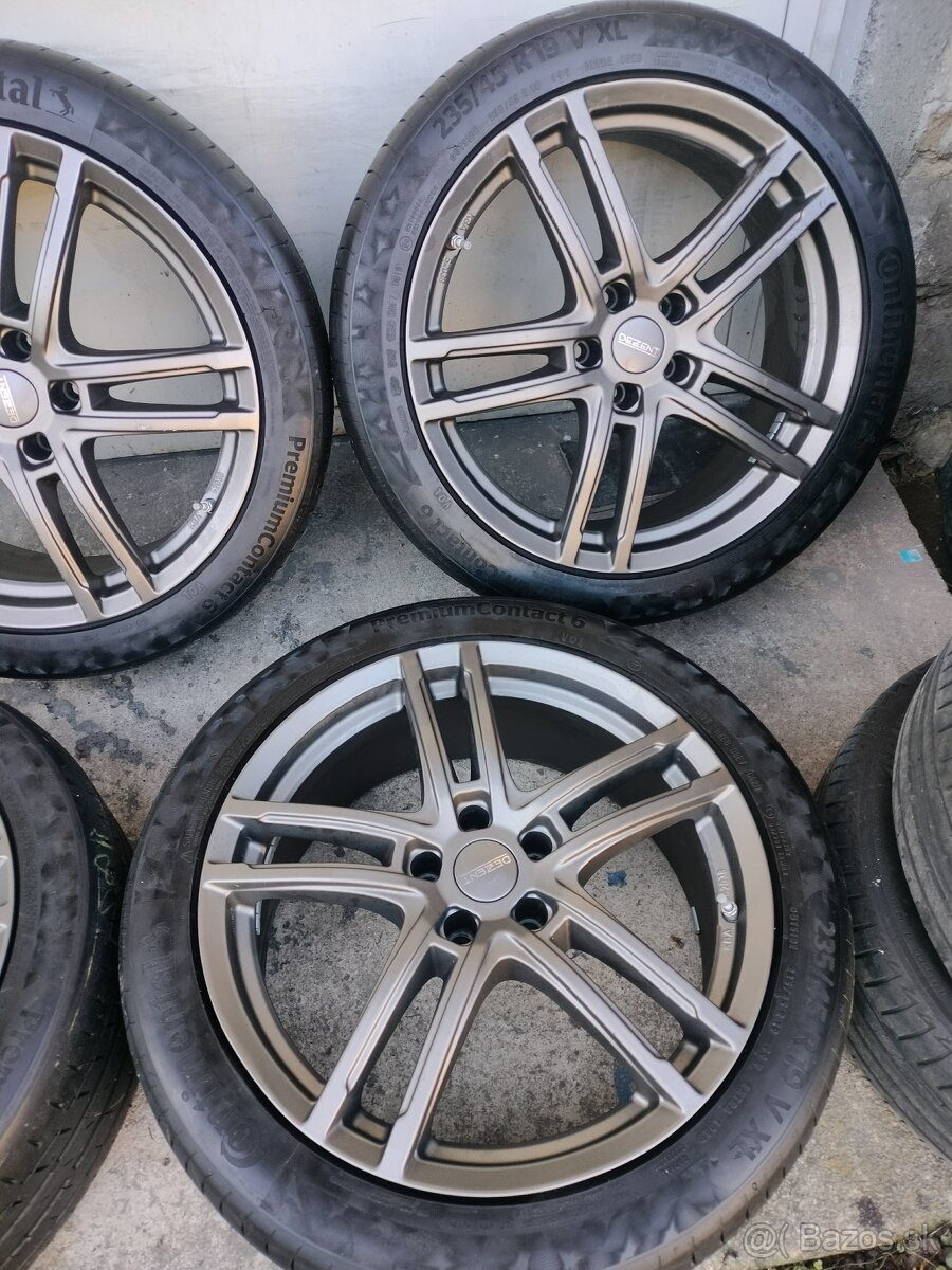 4ks alu disky 5x112 R19 + pneu - 2