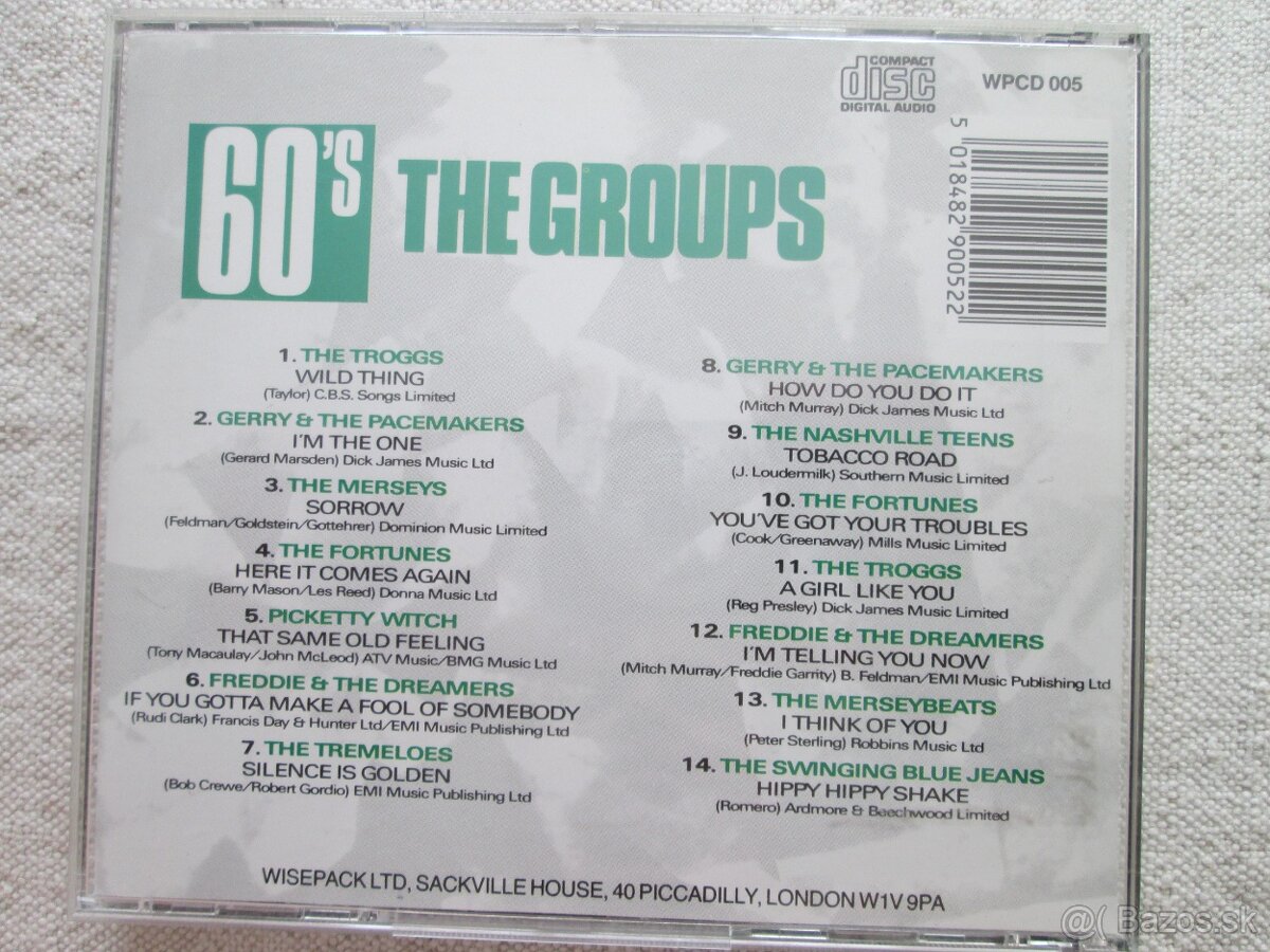 oldies pop & rock : compilations (výbery). 20 cd Hits - 2