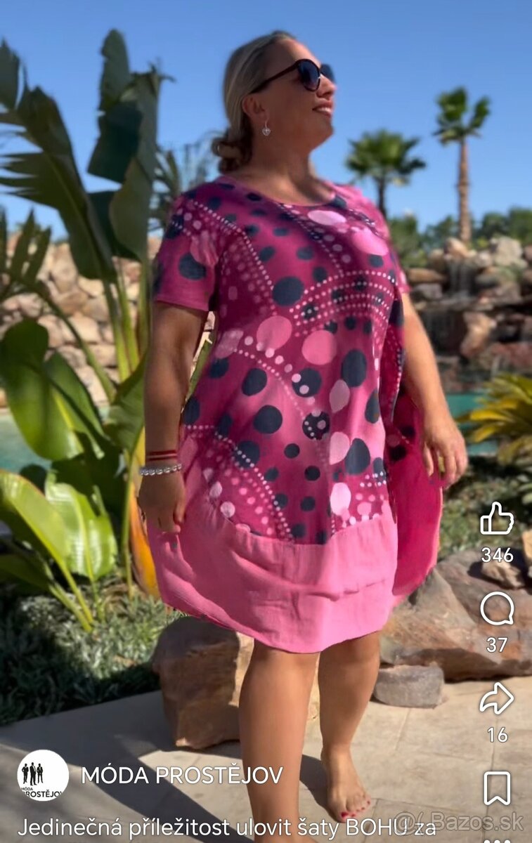 BOHU Letné šaty 1XL - 2