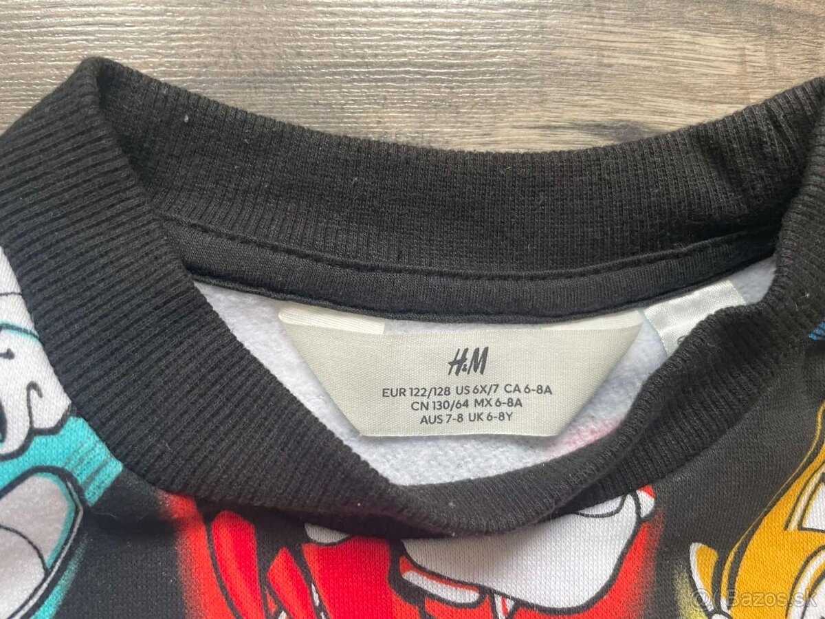 Chlapčenská mikina vel. 122/128 - 2