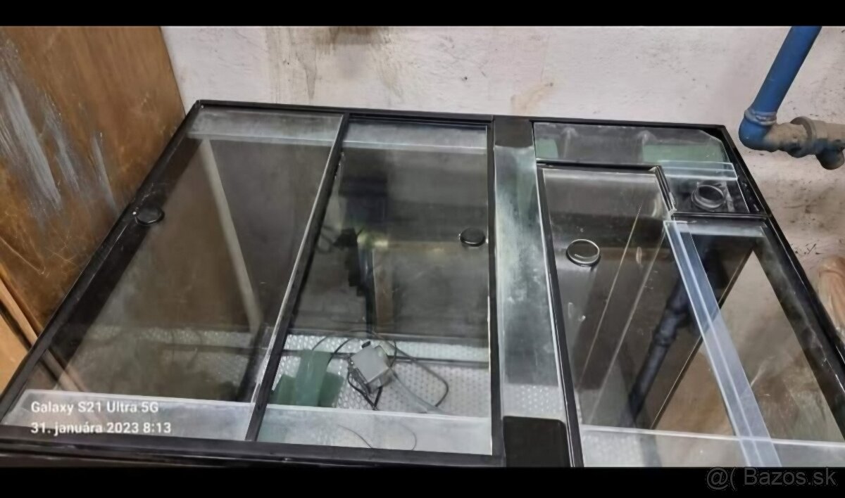 Akvárium 175 litrové vnútorný filter - 2