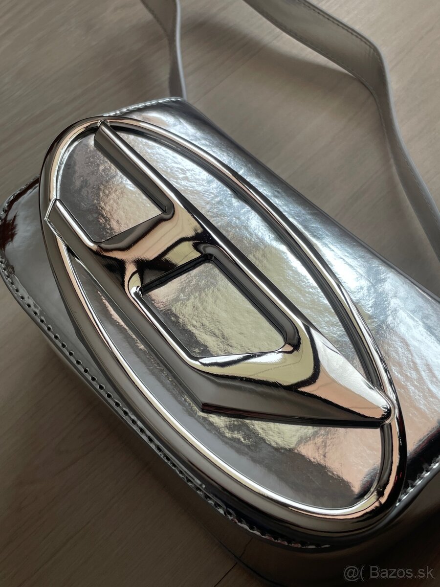 Diesel strieborná (chrome) kabelka - 2