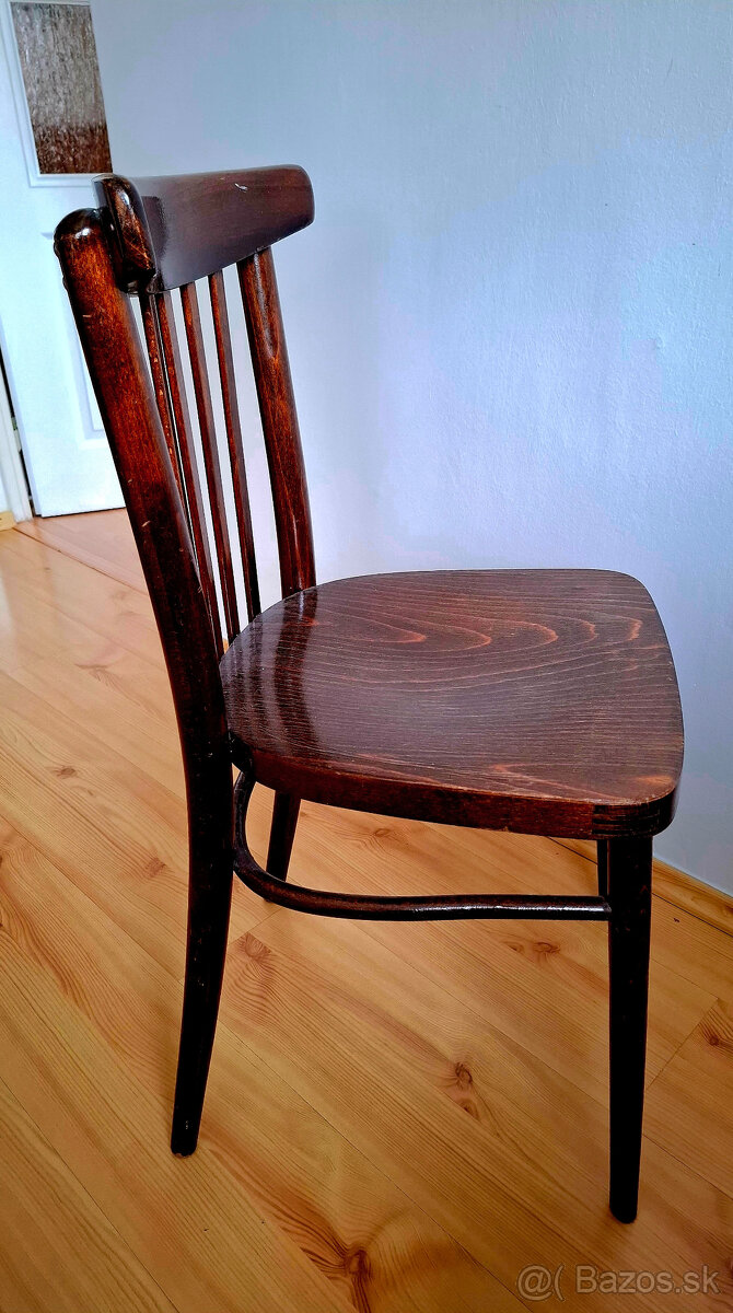 drevená retro stolička - 2