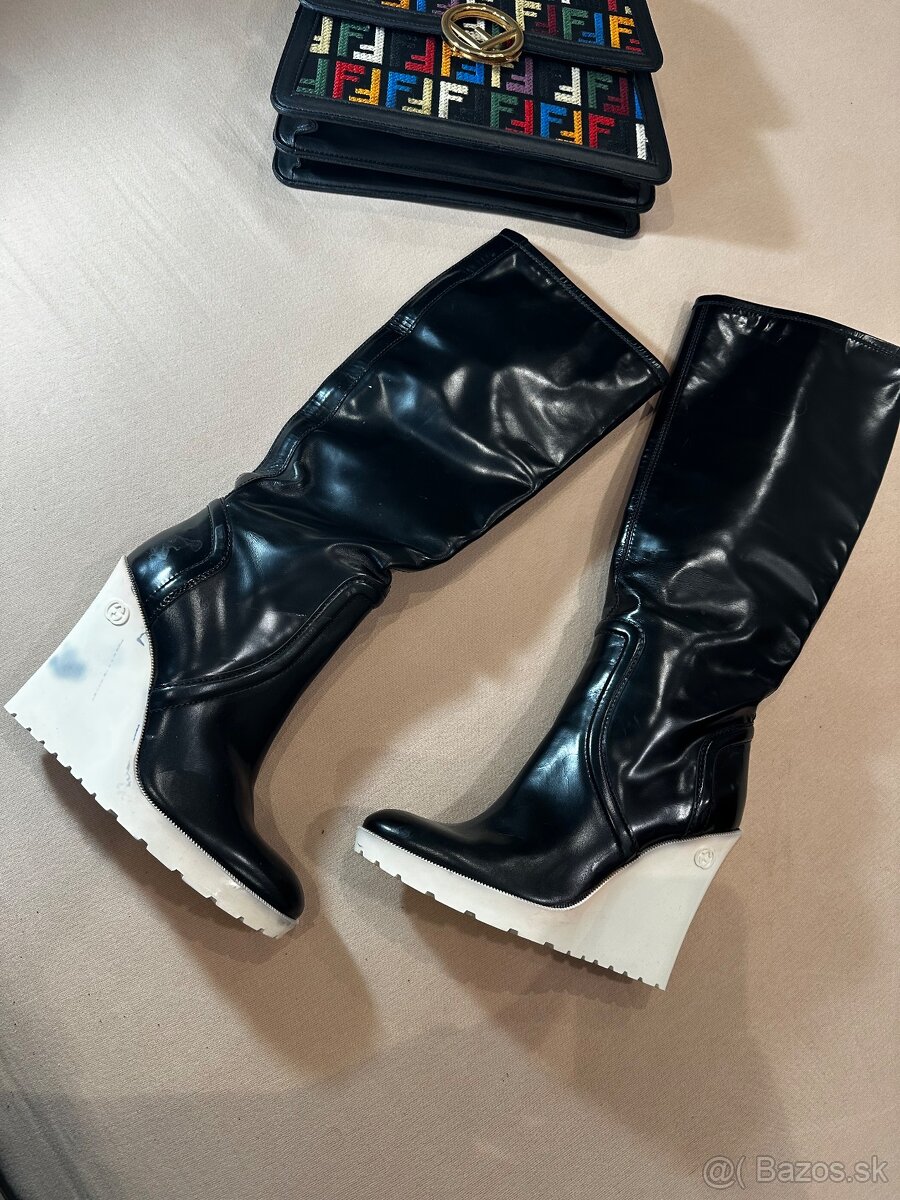 Gucci kožené čižmy - 2