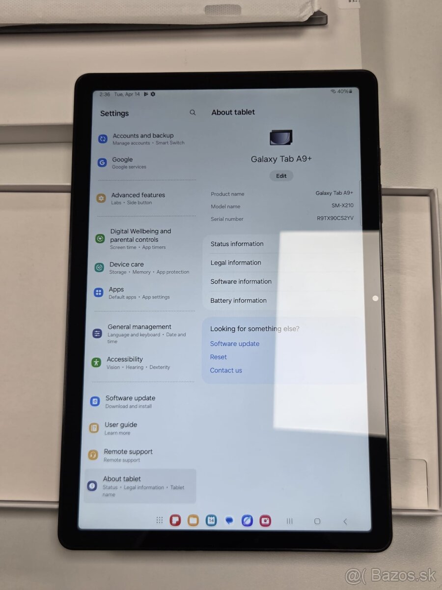 Samsung Galaxy Tab A9+ 4/64GB - 2