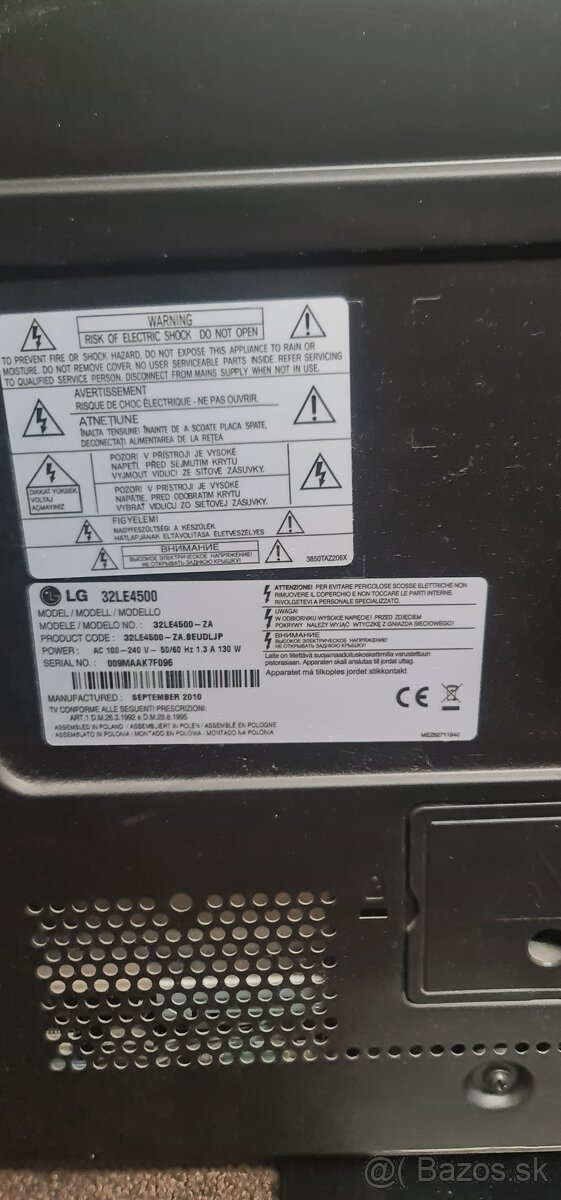 LG 32LE4500 - 2