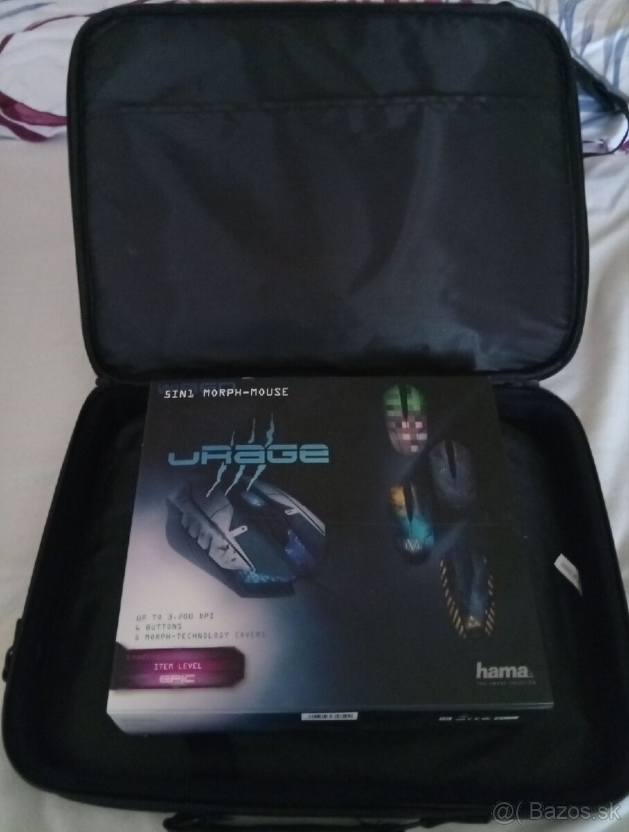 Taška na notebook + USB HAMA myš - 2