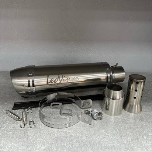 Nový Univerzálny Športový výfuk na motorku - LeoVince - 2