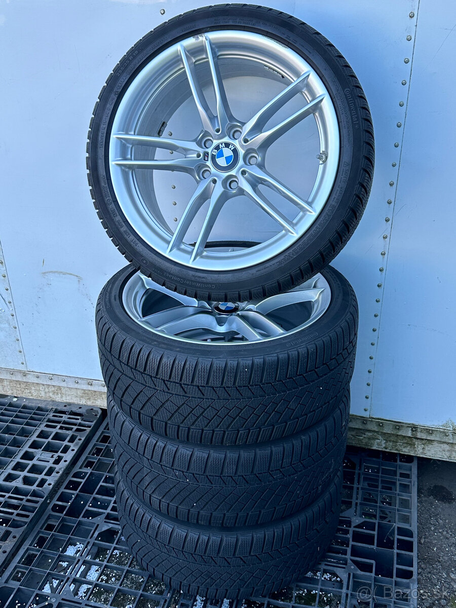 PREDÁM sadu 19" AL disky BMW style 641 M + zimné pneumatiky - 2