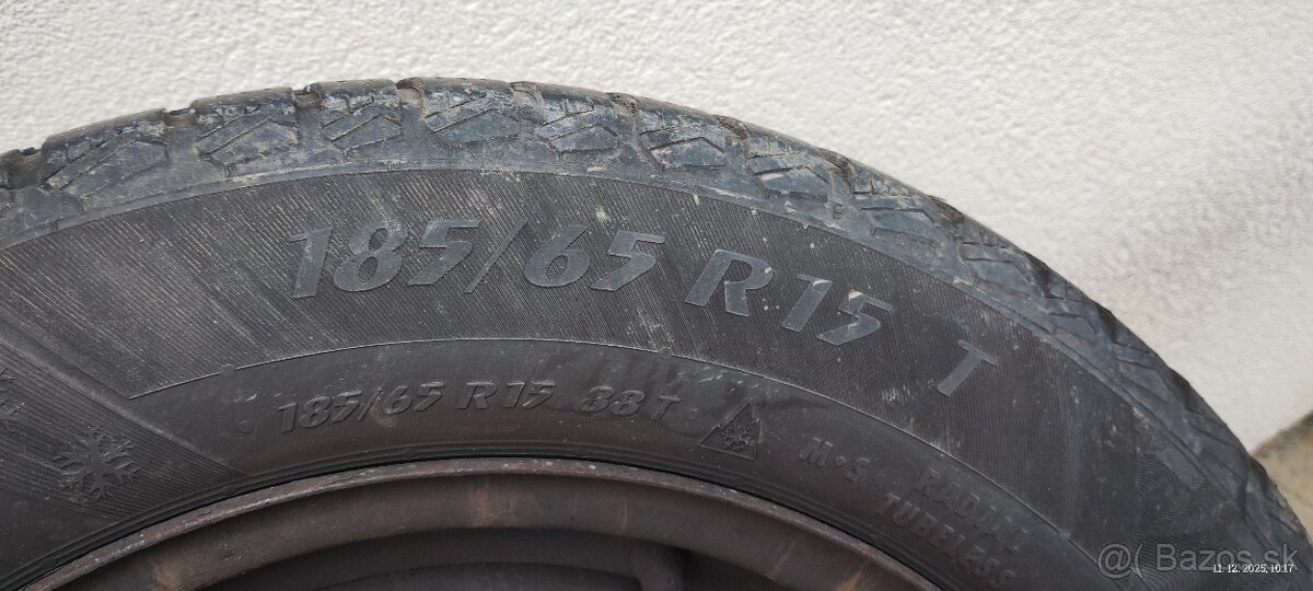 Zimné pneumatiky Matador na plechových diskoch - 2