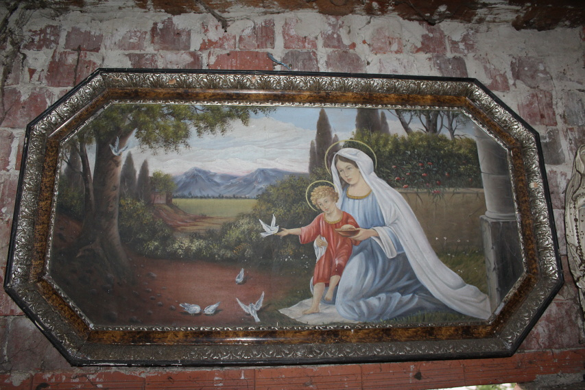 Olejomalba,Starý obraz zo Sakrálnou tématikou - 2