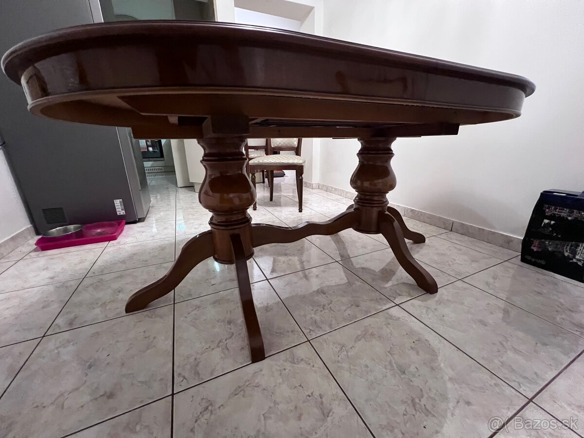 Stôl, Jedálenský stôl, masív - 2