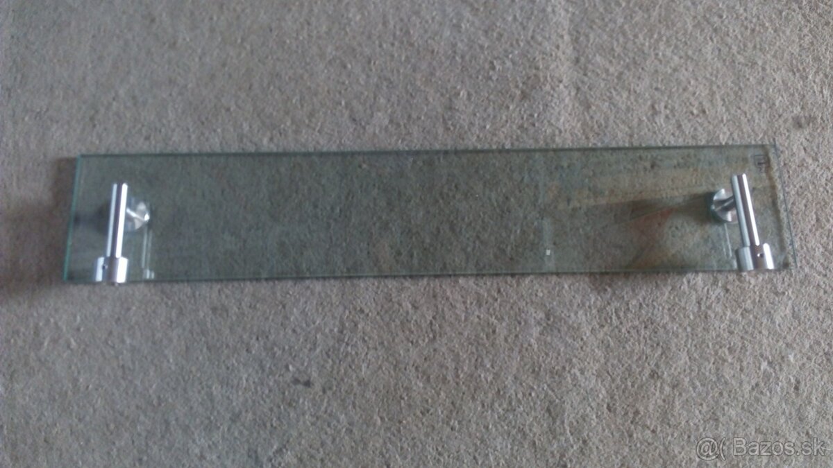 sklenená polica do kúpelne - 2