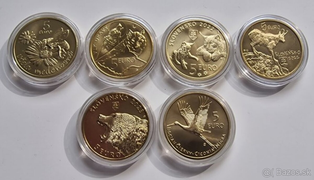 Slovensko 5€ mince Fauna a flóra - 2