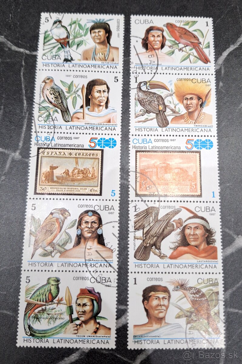 Poštové známky série - 2