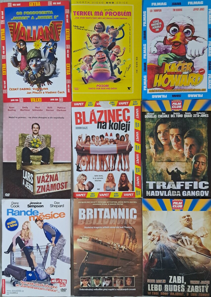 DVD filmy (karton) časť 3. - 2