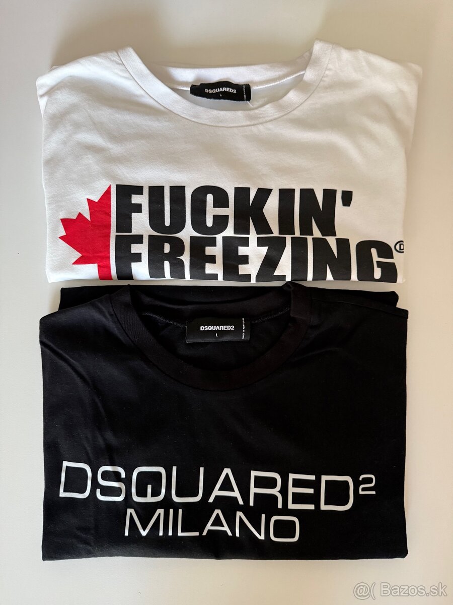 DSQUARED2 ICON, originál tričká , veľkosť L - 2