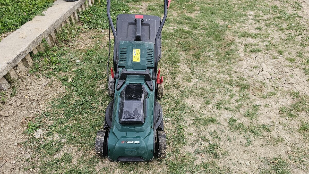 Parkside kosačka 20v na baterku - 2