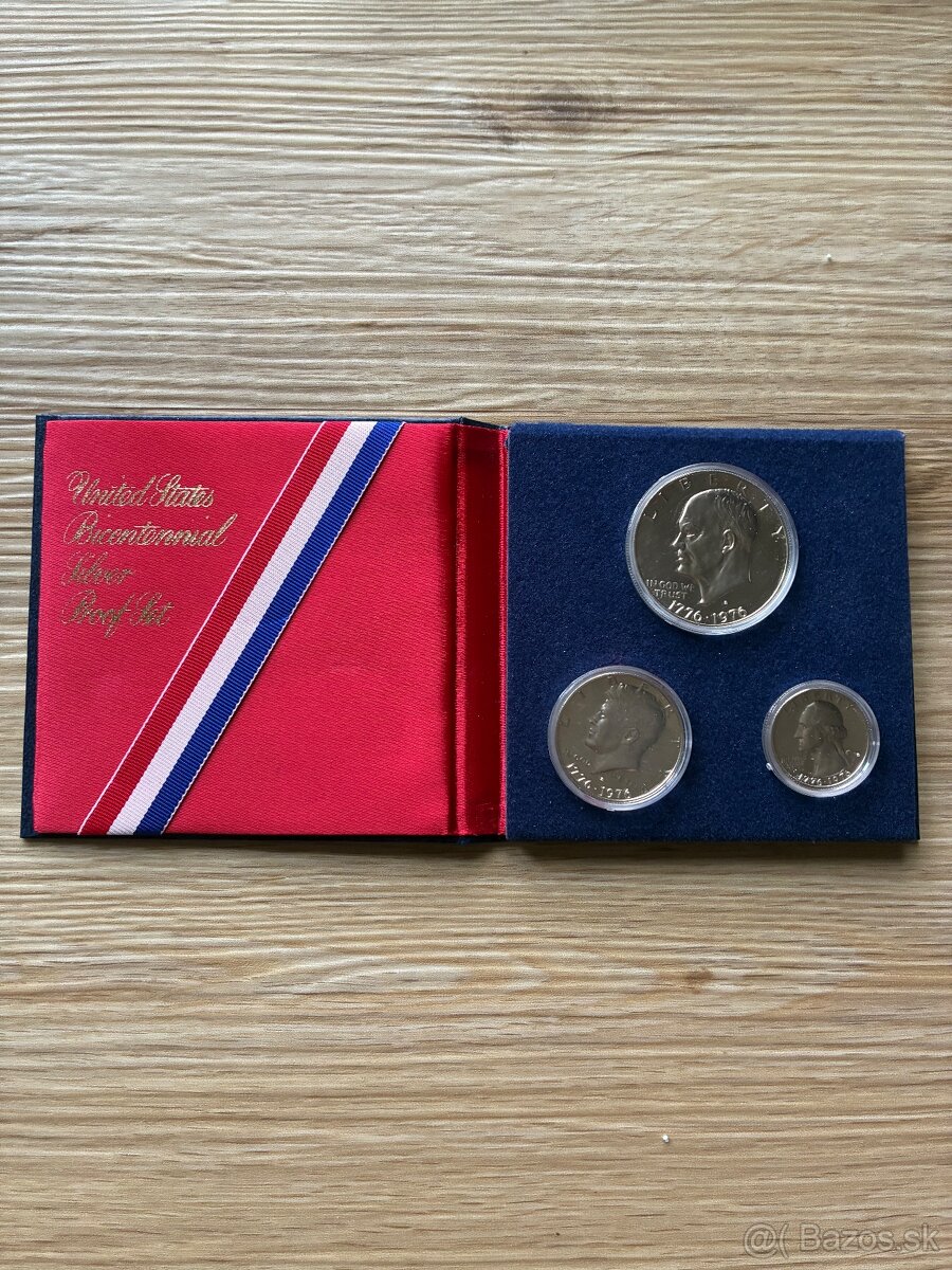 USA set 1776-1976 mince striebro - 2