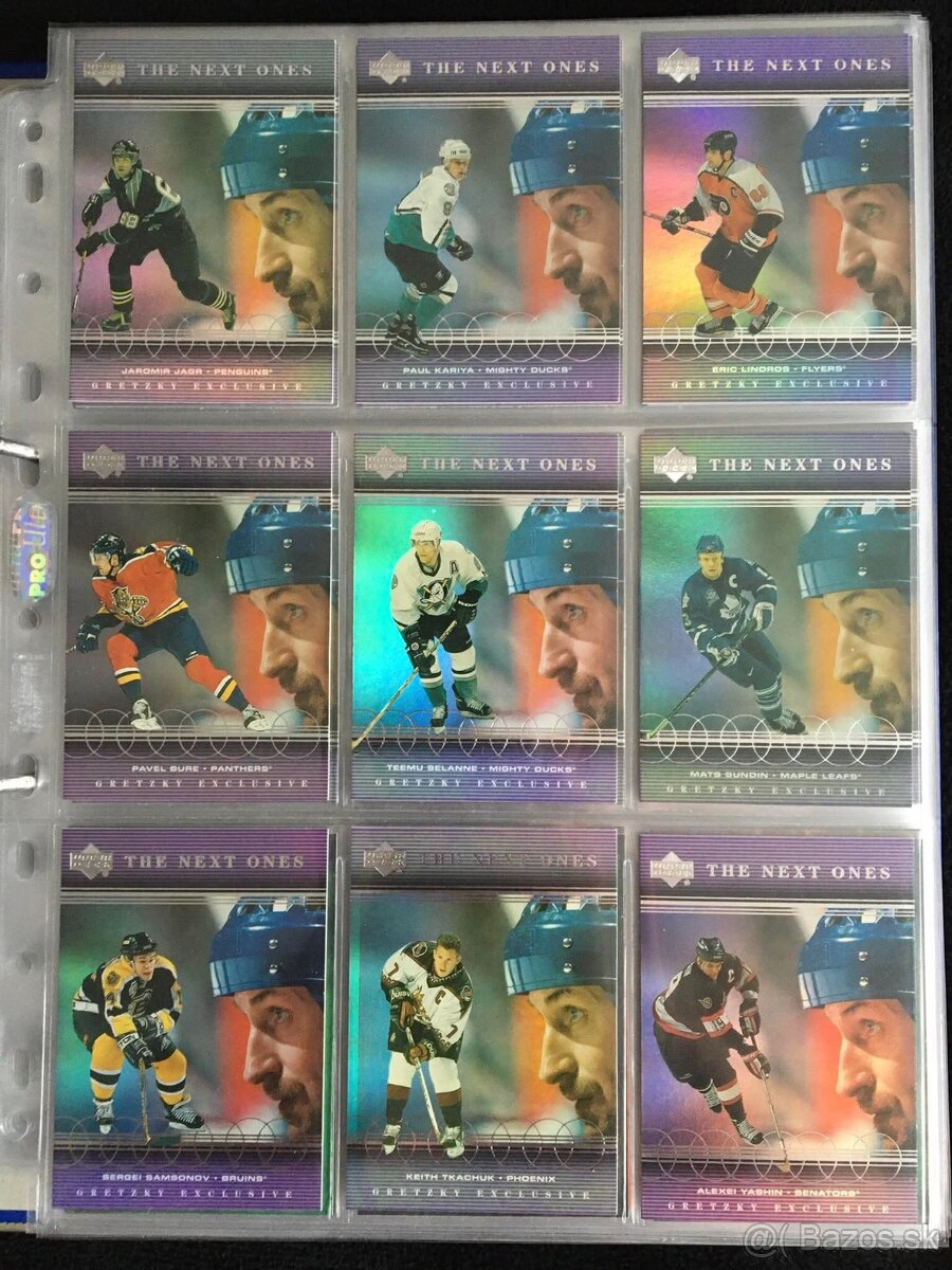 Wane Gretzky hokejove kartičky Gretzky exclusive set 1-99 - 2