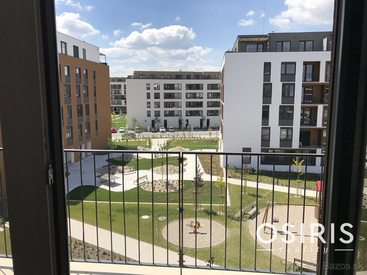 Zariadený 1i byt s balkónom, novostavba 2017 Slnečnice, park - 2