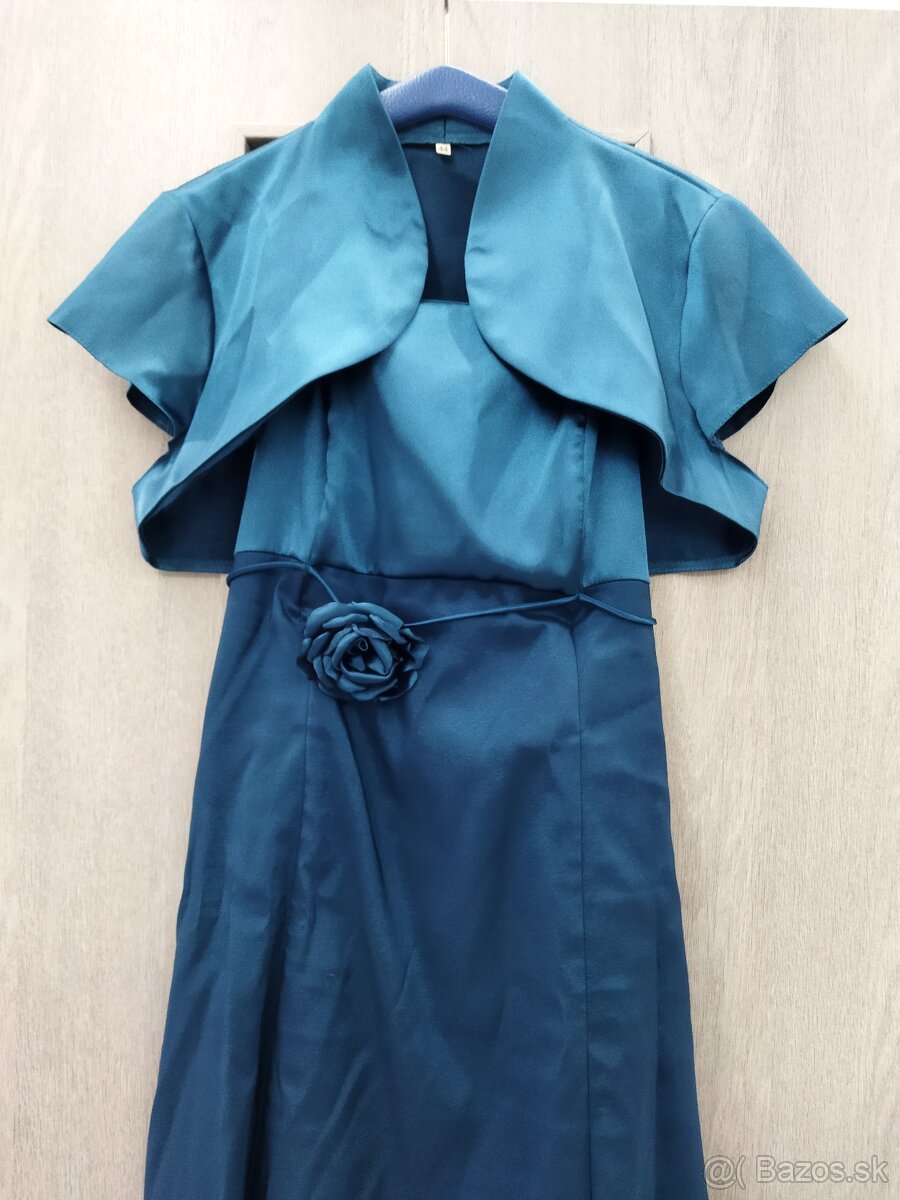 Predam elegantne modre saty v. 44 - 2