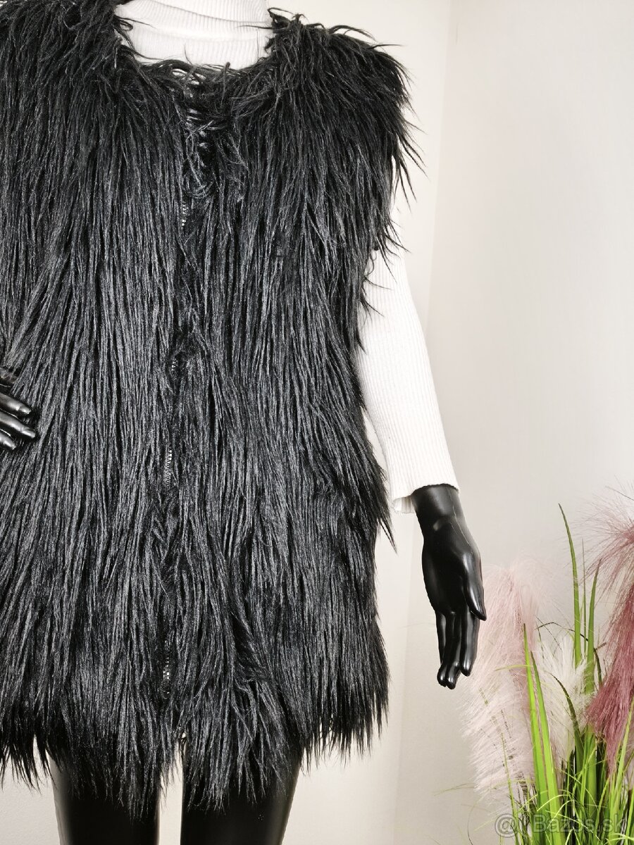 Dámska huňata vesta - 2