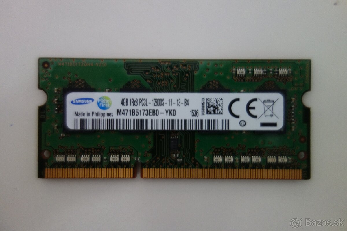 8GB (2x4GB) DDR3L 1200MHz RAM do notebooku - 2