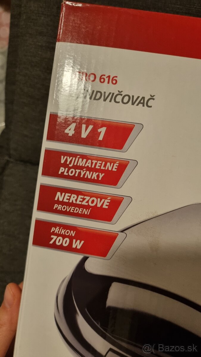 Sendvičovač Gallet CRO 616 Torcy - 2