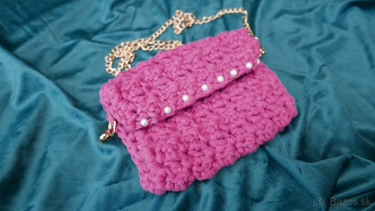 Predam mini háčkovanú kabelku - 2